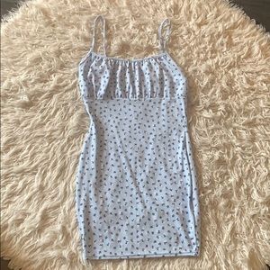 Stretchy Floral Mini Dress